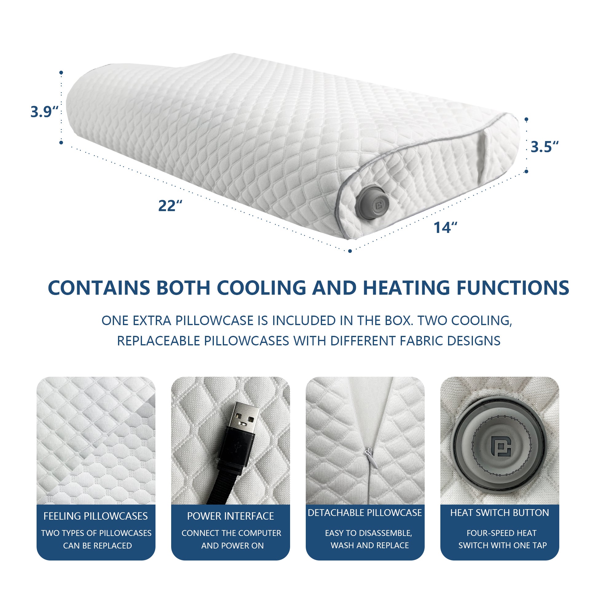 Smart Cooling & Heating Function Pillow